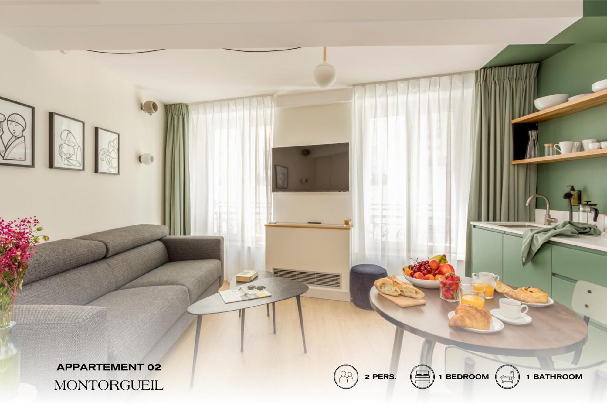 Beauquartier - Montorgueil Leilighet Paris Eksteriør bilde