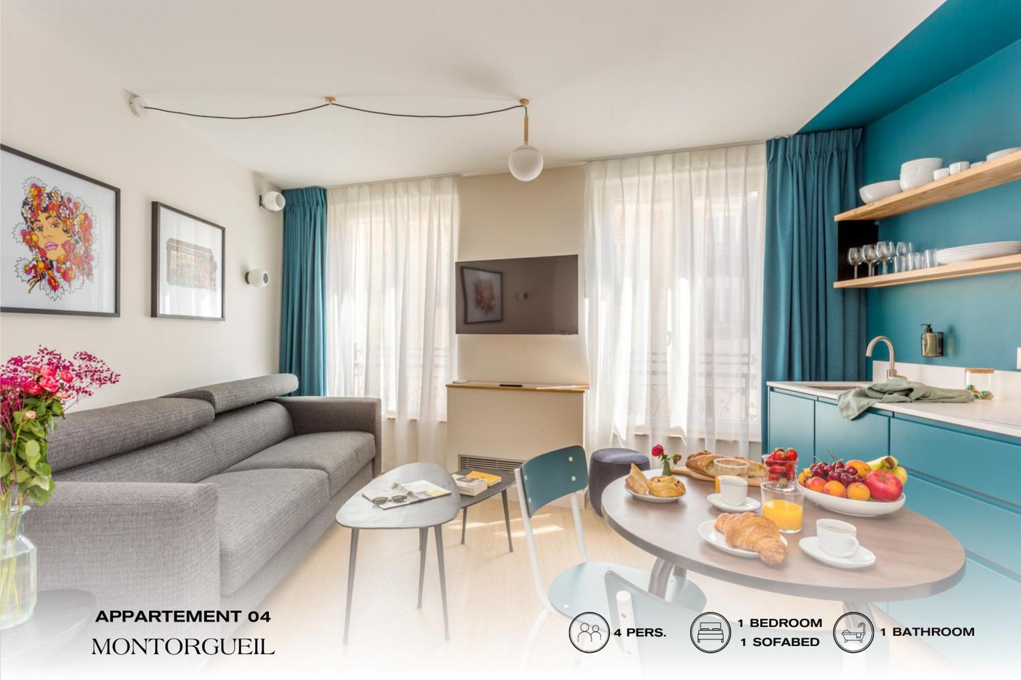 Beauquartier - Montorgueil Leilighet Paris Eksteriør bilde