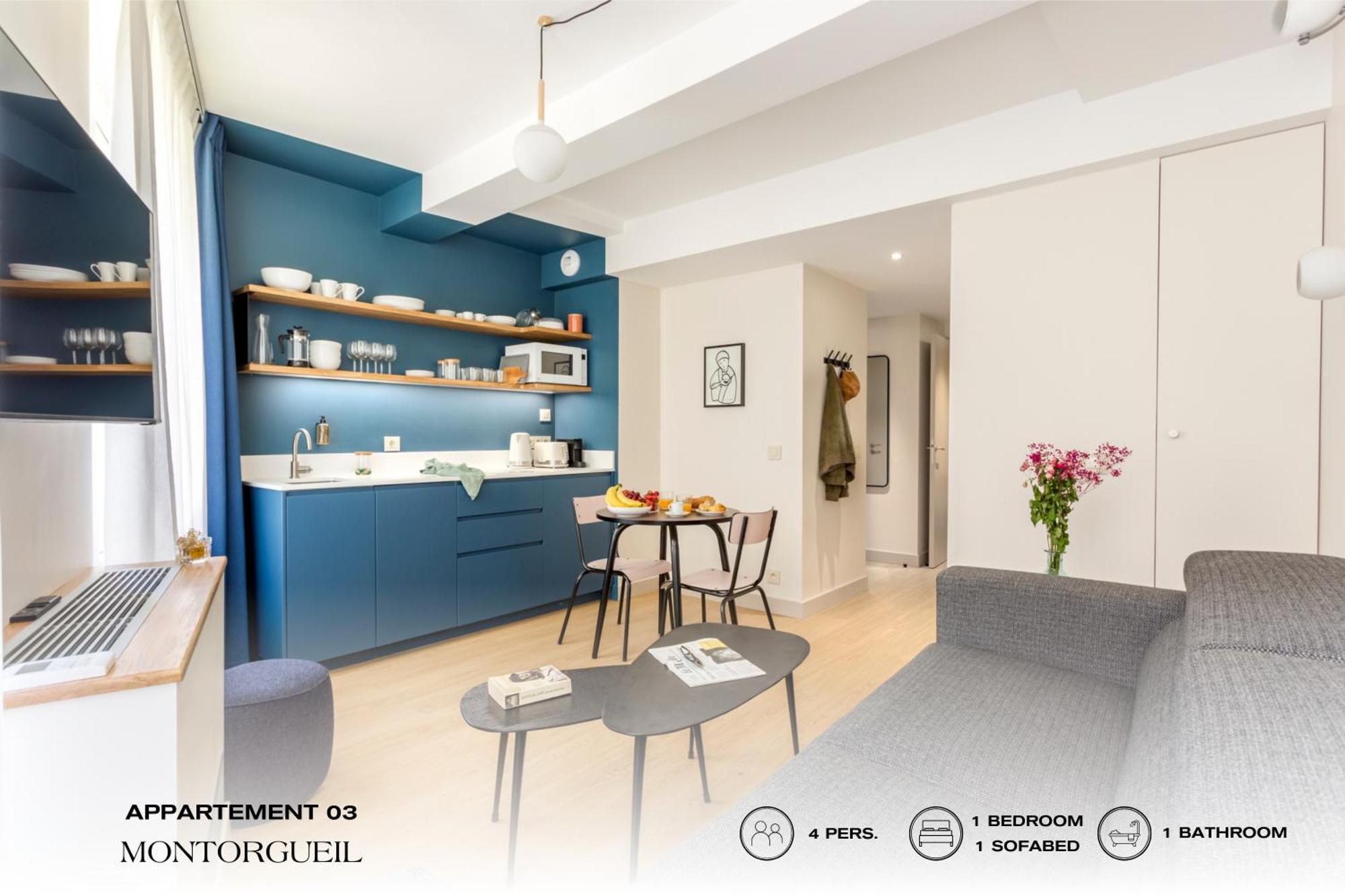 Beauquartier - Montorgueil Leilighet Paris Eksteriør bilde