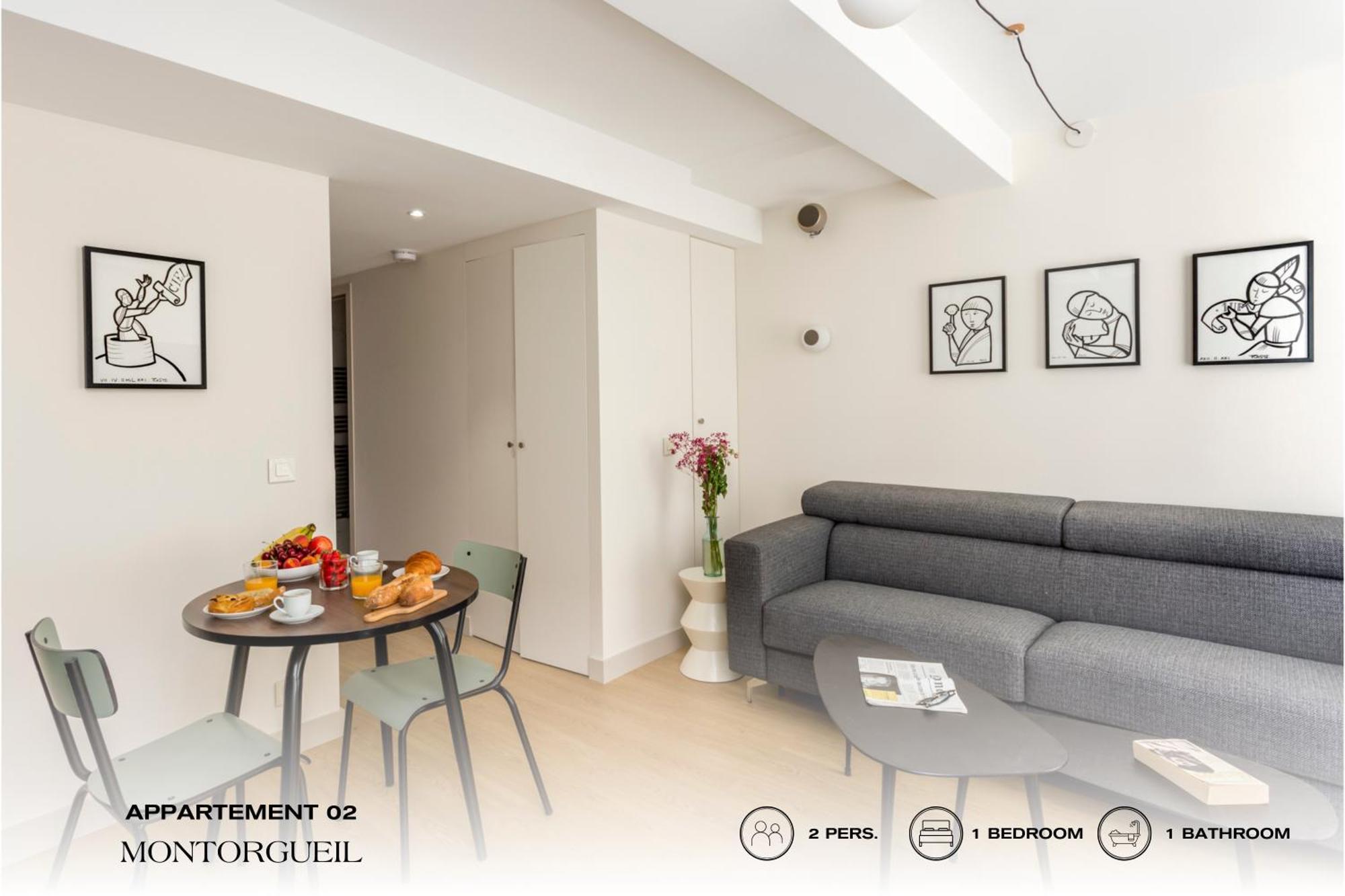 Beauquartier - Montorgueil Leilighet Paris Eksteriør bilde